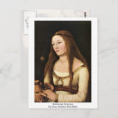 Katharina Schwarz von Hans Holbein The Elder Postkarte (Vorne/Hinten)