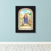 Katharina von Alexandria in ägyptischem Kleid Leinwanddruck (Insitu (Holzboden))