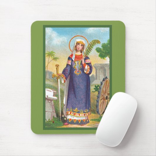 Katharina von Alexandria in ägyptischem Kleid Mousepad (Mit Mouse)
