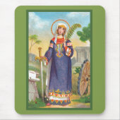 Katharina von Alexandria in ägyptischem Kleid Mousepad (Vorne)