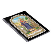 Katharina von Alexandria in ägyptischem Kleid Notizblock (Rechte Seite)