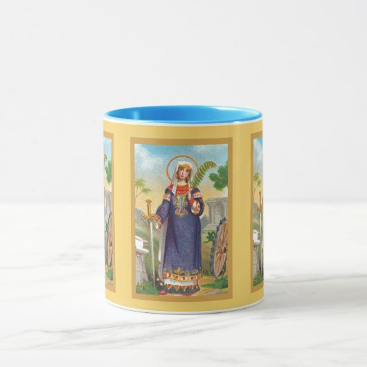 Katharina von Alexandria in ägyptischem Kleid Tasse (Zentrum)