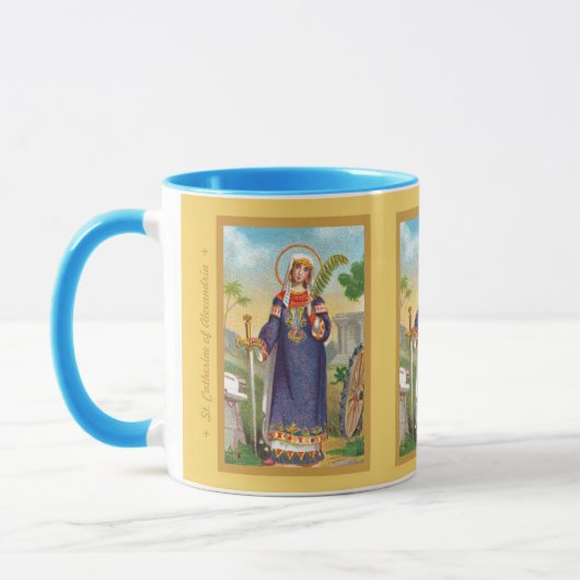 Katharina von Alexandria in ägyptischem Kleid Tasse (Links)