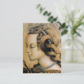 Katharina von Alexandria Postkarte (Stehend Vorderseite)