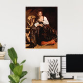 Katharina von Alexandria von Caravaggio Poster (Heimbüro)