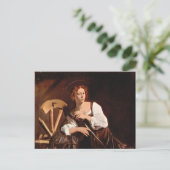 Katharina von Alexandria von Caravaggio Postkarte (Stehend Vorderseite)