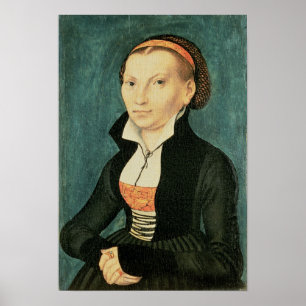 Katharina von Bora, zukünftige Ehefrau von Martin Poster
