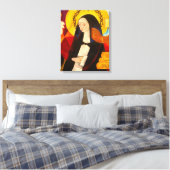 Katharina von Siena 2007 Leinwanddruck (Insitu (Schlafzimmer))