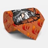 Katharina von Siena mit Crucifix-Topped Herz Krawatte (Gerollt)