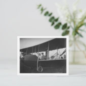 Katharine Wright mit Orville in Model HS Postkarte (Stehend Vorderseite)