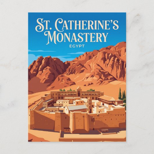 Katharinenkloster Ägypten Postkarte (Vorderseite)