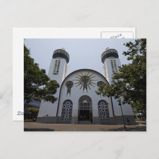 Kathedrale Acapulco Postkarte (Vorne/Hinten)