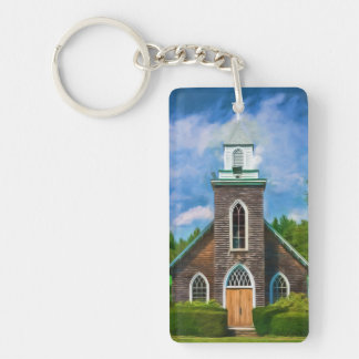 Kathedrale Acrylic Schlüsselanhänger