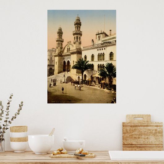 Kathedrale Algiers Algerien Poster (Küche)