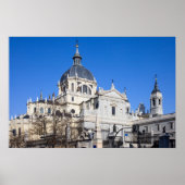 Kathedrale Almudena in Madrid Poster (Vorne)