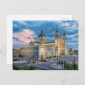 Kathedrale Almuneda in Madrid Postkarte (Vorne/Hinten)