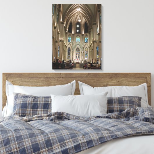 Kathedrale, Arches & Glass - Guayaquil, Ecuador Leinwanddruck (Insitu (Schlafzimmer))