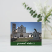 Kathedrale Assisi (italienisch: Cattedrale di Assi Postkarte (Stehend Vorderseite)