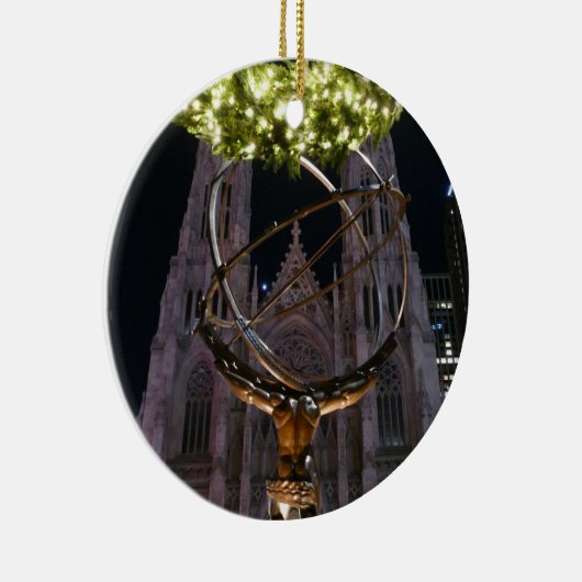 Kathedrale Atlas & St. Patrick - Keramik Ornament (Rechts)