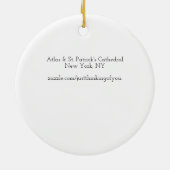 Kathedrale Atlas & St. Patrick - Keramik Ornament (Hinten)
