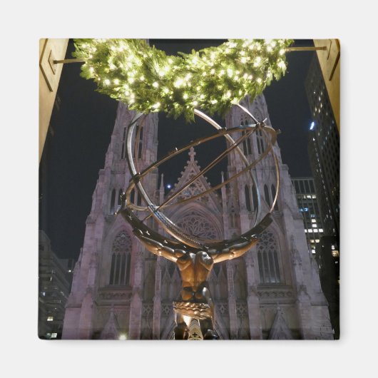 Kathedrale Atlas & St. Patrick - Magnet (Vorne)