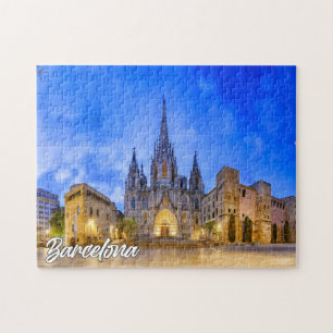 Kathedrale Barcelona, Barcelona, Spanien Puzzle
