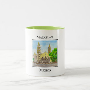 Kathedrale Basilika der unbefleckten Empfängnis Zweifarbige Tasse