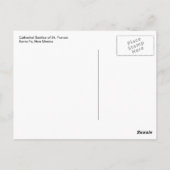 Kathedrale Basilika St. Francis Santa Fe NM 1 Postkarte (Rückseite)