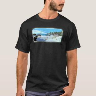 Kathedrale Bucht Coromandel Neuseeland Kiwi Strand T-Shirt
