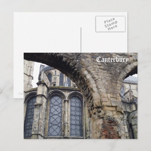 Kathedrale - Canterbury Postkarte (Vorne/Hinten)