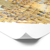 Kathedrale Chartres. Frankreich Poster (Ecke)