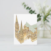 Kathedrale Chartres. Frankreich Postkarte (Stehend Vorderseite)