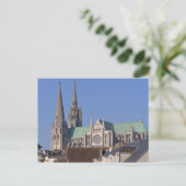 Kathedrale Chartres in Frankreich Postkarte (Stehend Vorderseite)