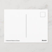 Kathedrale Chartres in Frankreich Postkarte (Rückseite)