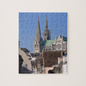 Kathedrale Chartres in Frankreich Puzzle (Vertikal)