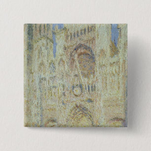Kathedrale Claude Monets Rouen an Button