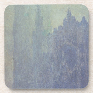 Kathedrale Claude Monets Rouen, nebeliges Wetter Untersetzer
