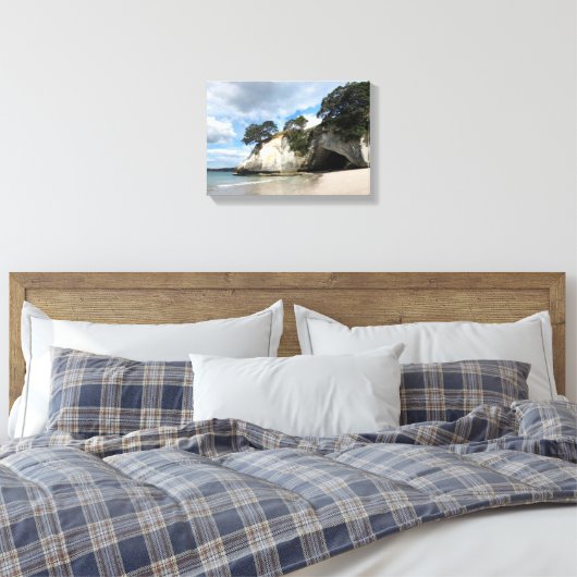 Kathedrale Cove Coromandel Halbinsel Neuseeland Leinwanddruck (Insitu (Schlafzimmer))