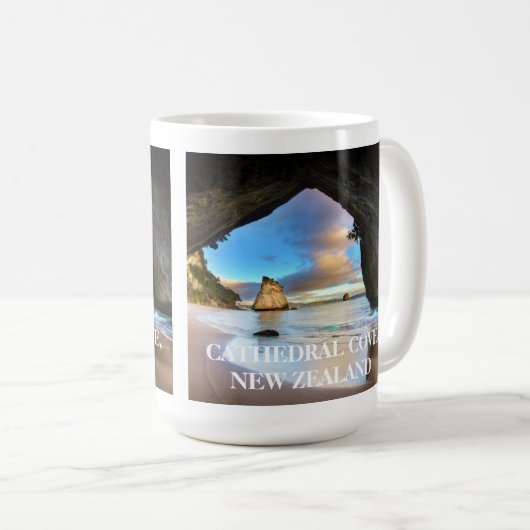 Kathedrale Cove Neuseeland Beach Kaffeetasse (VorderseiteRechts)
