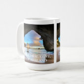 Kathedrale Cove Neuseeland Beach Kaffeetasse (Vorderseite Links)