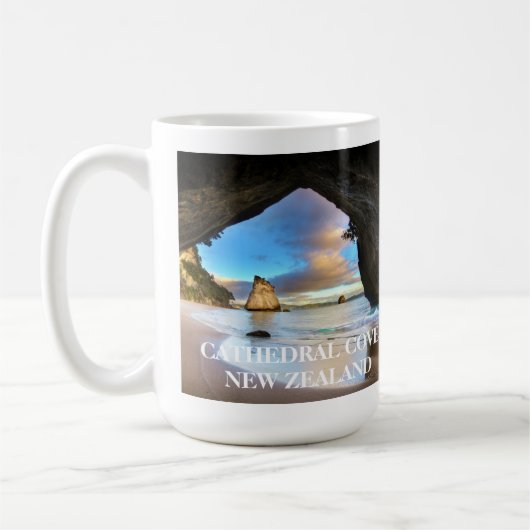 Kathedrale Cove Neuseeland Beach Kaffeetasse (Links)