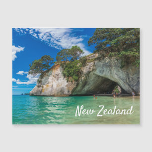 Kathedrale Cove New Zealand Postcard Magnetkarte