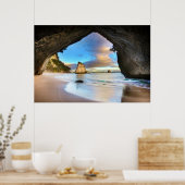 Kathedrale Cove Serene Beach Poster (Küche)