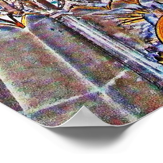 Kathedrale Decke Poster (Ecke)