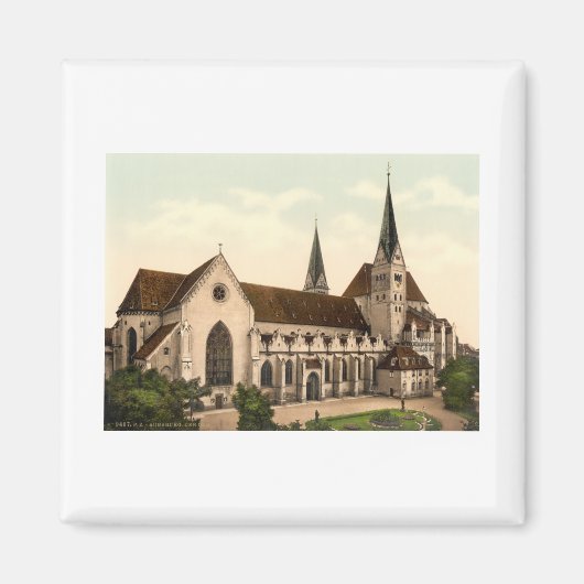 Kathedrale der Jungfrau Mary, Augsburg, Deutschlan Magnet (Vorne)