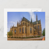 Kathedrale der Unbefleckten Empfängnis, Linz, Öste Postkarte (Vorne/Hinten)