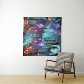 Kathedrale der Vergessenen Wandteppich (Beispiel (Horizontal))