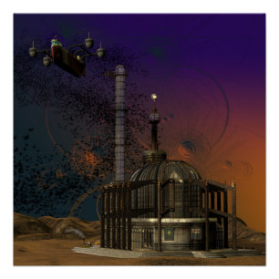 Kathedrale des Dampfs Poster