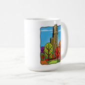 Kathedrale des Lernens Pittsburgh Kaffeetasse (VorderseiteRechts)