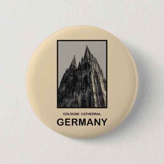 Kathedrale Deutschlands Köln Button (Vorderseite)